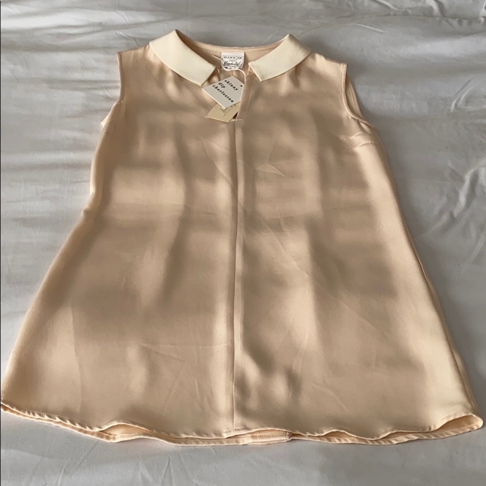 Library by Lauren Lail Pink Silk Tunic
